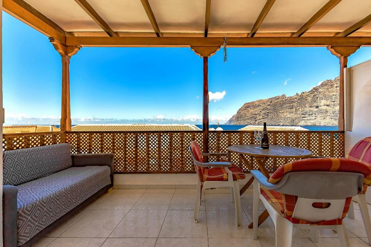 First Line Beach Front 2 Bedroom Apartment Los Gigantes Сантьяго-дель-Тейде Екстер'єр фото